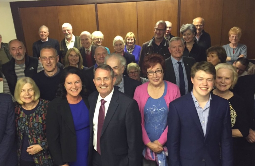 re-adoption meeting for Dr Liam Fox