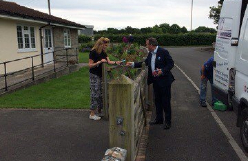 Dr Liam Fox in Nailsea