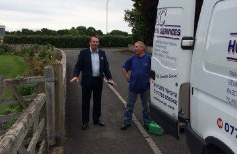 Dr Liam Fox in Nailsea