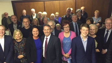 re-adoption meeting for Dr Liam Fox